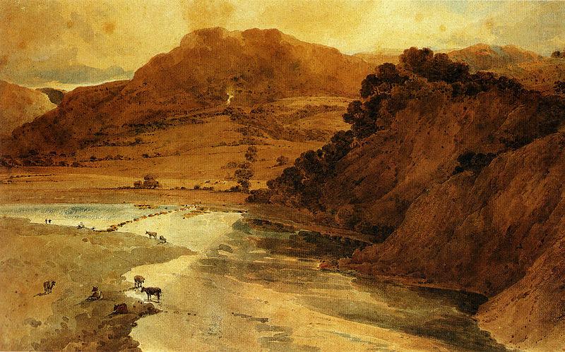 Near Bolton Abbey, Thomas Girtin